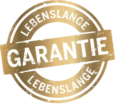 Lebenslange Gerätegarantie
